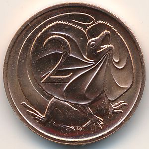 Australia, 2 cents, 1985–1991