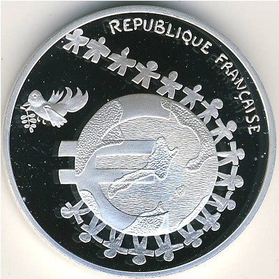 Франция, 1/4 евро (2002 г.)