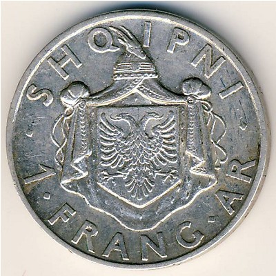 Албания, 1 франг ар (1935–1937 г.)