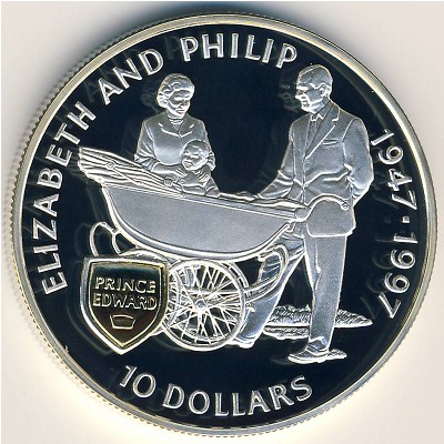 Pitcairn Islands, 10 dollars, 1997