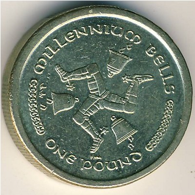 Isle of Man, 1 pound, 2000–2003