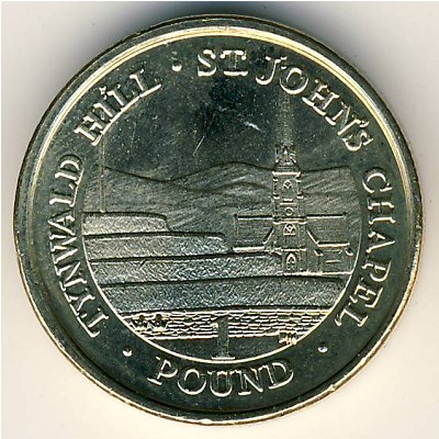 Остров Мэн, 1 фунт (2004–2016 г.)