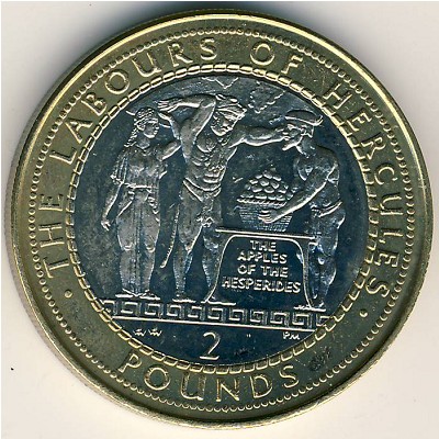 Гибралтар, 2 фунта (2000 г.)
