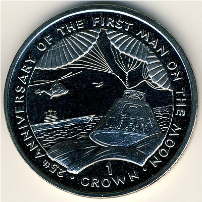 Gibraltar, 1 crown, 1994