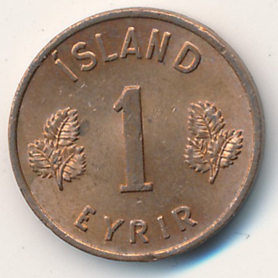 Iceland, 1 eyrir, 1946–1966