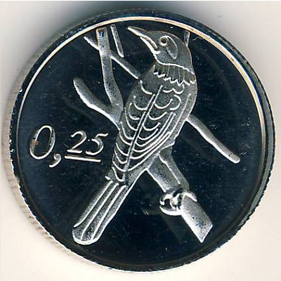 Redonda., 0,25 dollar, 2009