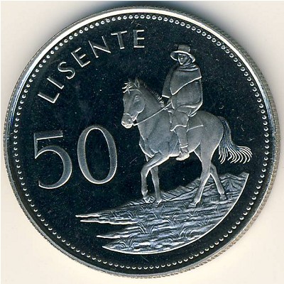 Lesotho, 50 lisente, 1979–1989