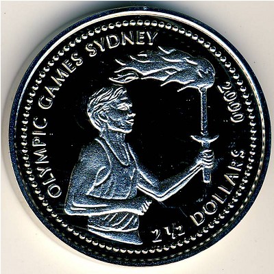 Liberia, 2 1/2 dollars, 1999