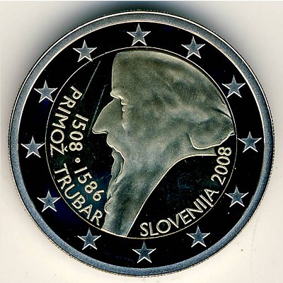 Slovenia, 2 euro, 2008