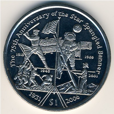 Либерия, 1 доллар (2006 г.)