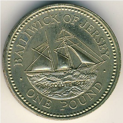 Джерси, 1 фунт (1994–1997 г.)
