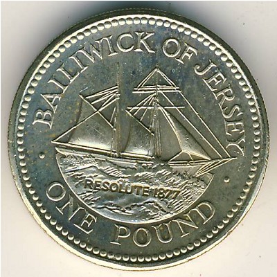 Джерси, 1 фунт (1998–2006 г.)