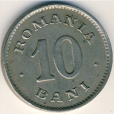 Romania, 10 bani, 1900