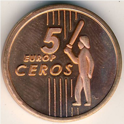 Romania., 5 euro cent, 2004