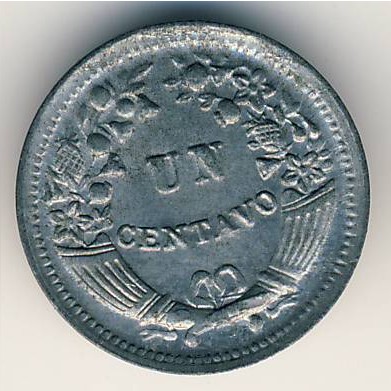Peru, 1 centavo, 1950–1965