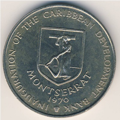 Montserrat, 4 dollars, 1970
