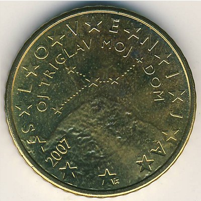 Slovenia, 50 euro cent, 2007–2013