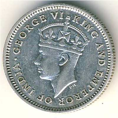 British Guiana, 4 pence, 1938–1943