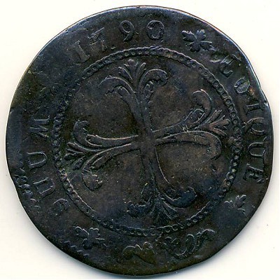 Neuchatel, 4 kreuzer, 1790–1793