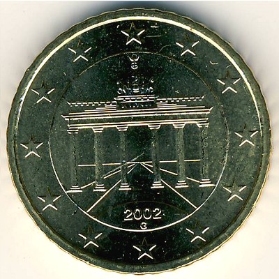 Germany, 50 euro cent, 2002–2006