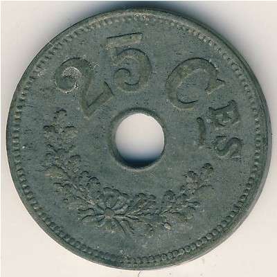 Luxemburg, 25 centimes, 1916–1920