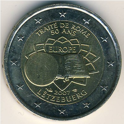 Люксембург, 2 евро (2007 г.)