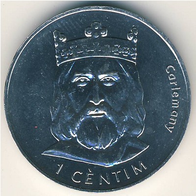 Andorra, 1 centim, 2002