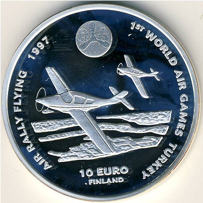 Finland., 10 euro, 1997