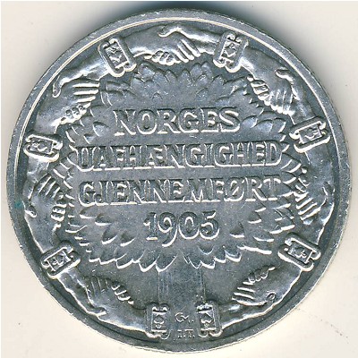 Норвегия, 2 кроны (1906 г.)