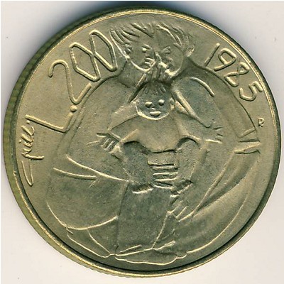 San Marino, 200 lire, 1985