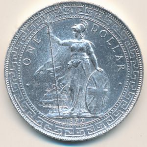 Great Britain, 1 dollar, 1895–1935