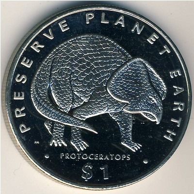 Liberia, 1 dollar, 1993
