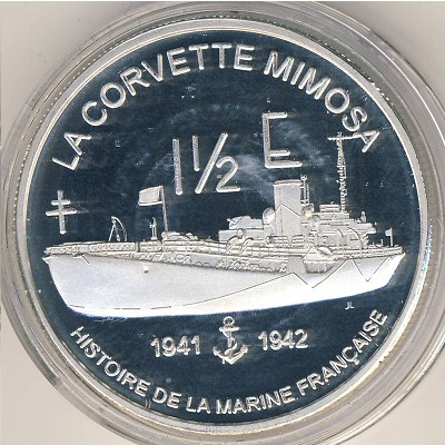 Saint Pierre and Miquelon., 1.5 euro, 2004