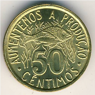 Сан-Томе и Принсипи, 50 сентимо (1977 г.)