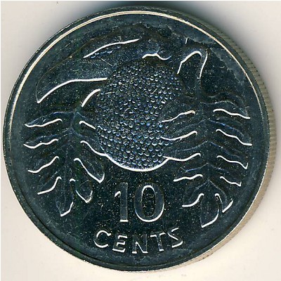 Kiribati, 10 cents, 1979