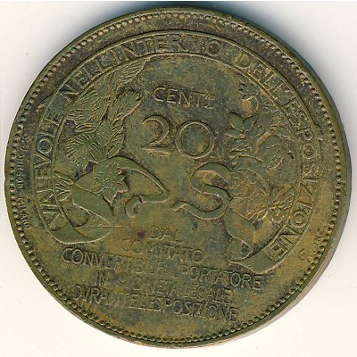 Italy, 20 centesimi, 1906