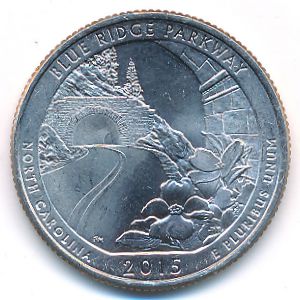 США, 1/4 доллара (2015 г.)