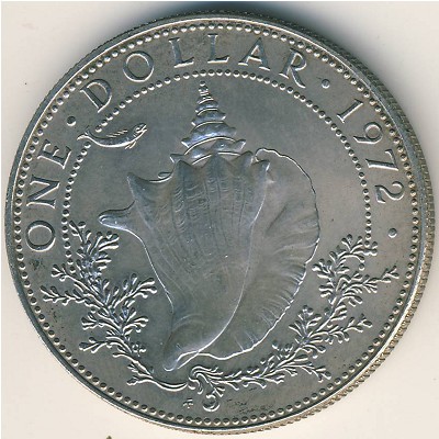 Багамские острова, 1 доллар (1971–1973 г.)