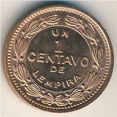Honduras, 1 centavo, 1974–1998