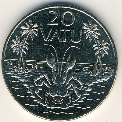 Вануату, 20 вату (1983–2010 г.)