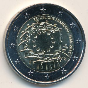 France, 2 euro, 2015