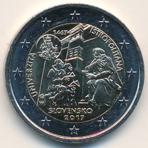 Slovakia, 2 euro, 2017