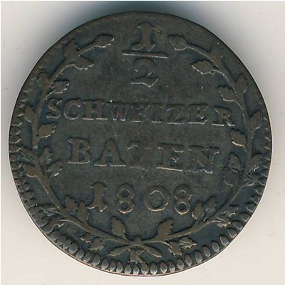 , 1/2 batzen, 1807–1810