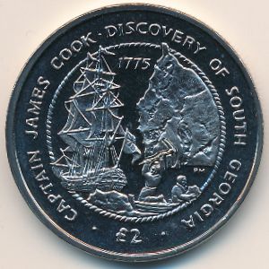 Южная Джорджия и Южные Сэндвичевы острова, 2 фунта (2015 г.)