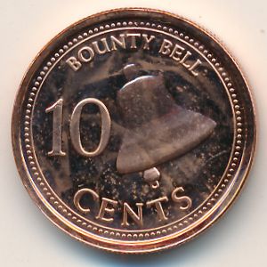 Pitcairn Islands, 10 cents, 2009–2010