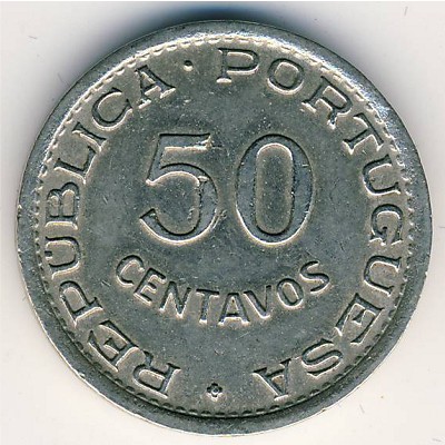 Angola, 50 centavos, 1948–1950