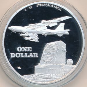 Thule Air Base., 1 dollar, 2017