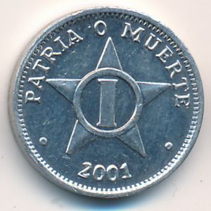 Cuba, 1 centavo, 1998–2014