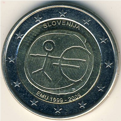Slovenia, 2 euro, 2009