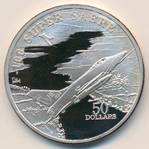 Marshall Islands, 50 dollars, 1995